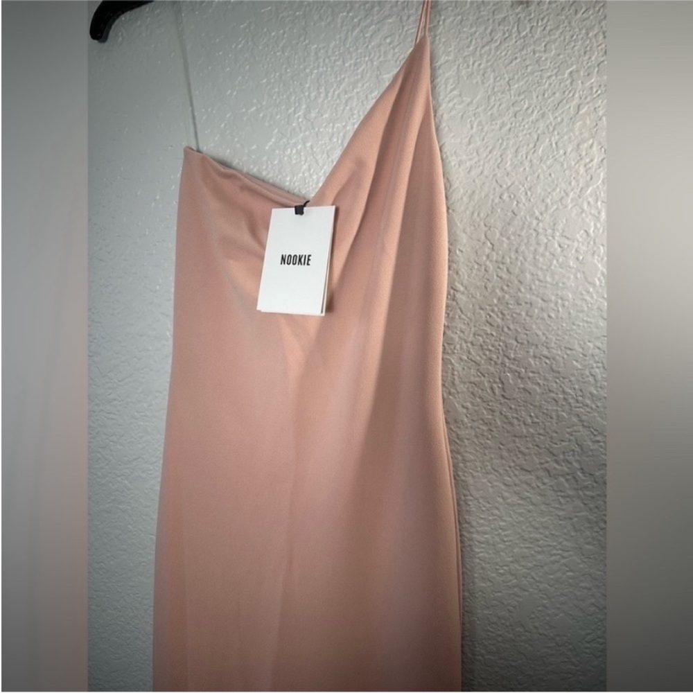 Nookie Pink One-Shoulder Maxi Dress NWT - Picture 9 of 9